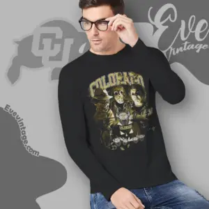 halloween colorado buffaloes horror team long sleeve tee