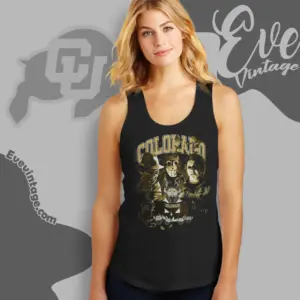 halloween colorado buffaloes horror team tank top racerback