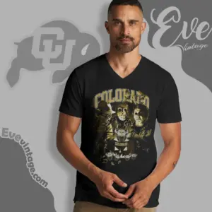 halloween colorado buffaloes horror team v neck tshirt