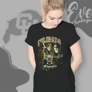 halloween colorado buffaloes horror team women t shirt