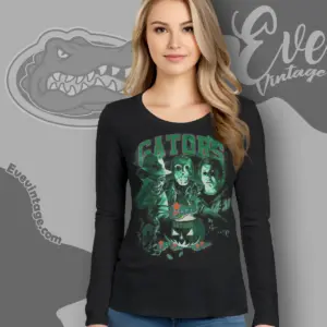 halloween florida gators horror team long sleeve tee