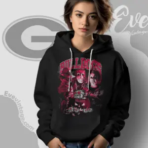 halloween georgia bulldogs horror team hoodie