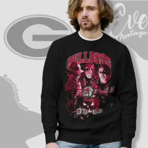 halloween georgia bulldogs horror team sweatshirt