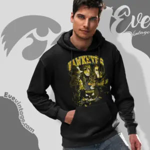 halloween iowa hawkeyes horror team hoodie