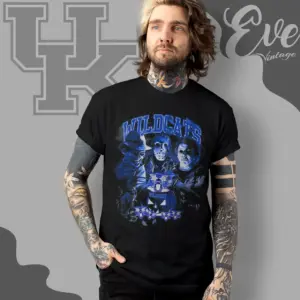 halloween kentucky wildcats horror t shirt