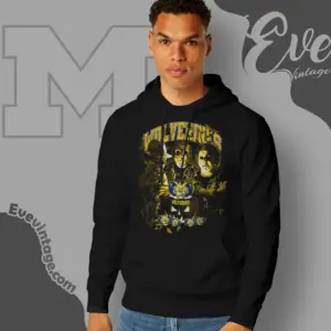 halloween michigan wolverines horror team hoodie