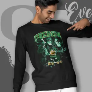 halloween oregon ducks horror team sweatshirt