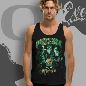 halloween oregon ducks horror team tank top racerback