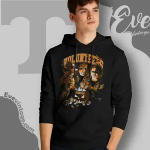 halloween tennessee volunteers horror team hoodie