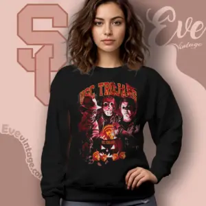 halloween usc trojans horror team sweatshirt