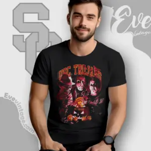 halloween usc trojans horror team t shirt