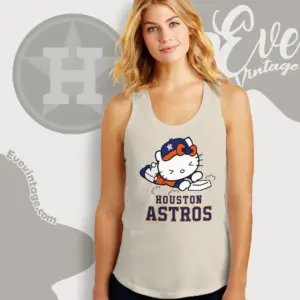 houston astros hello kitty sliding into home tank top racerback