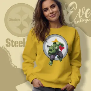 hulk pittsburgh steelers sweatshirt