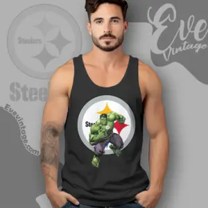 hulk pittsburgh steelers tank top racerback