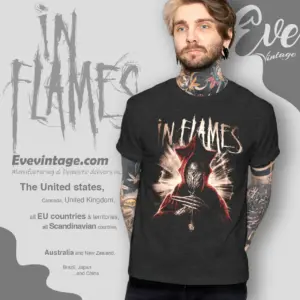 in flames at the end t shirt