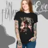 in flames at the end women t shirt