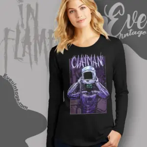 in flames clayman 20th anniversary long sleeve tee