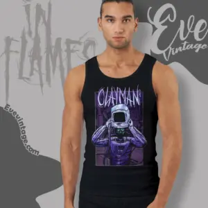 in flames clayman 20th anniversary tank top racerback