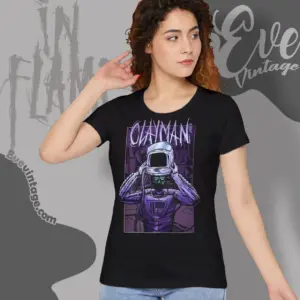 in flames clayman 20th anniversary women t shirt