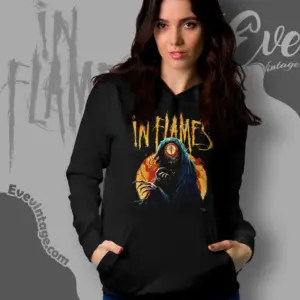 in flames cyclops compass hoodie