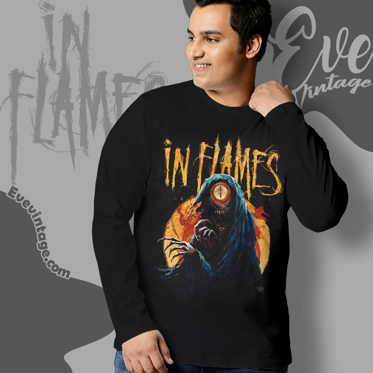 in flames cyclops compass long sleeve tee in flames cyclops compass long sleeve tee