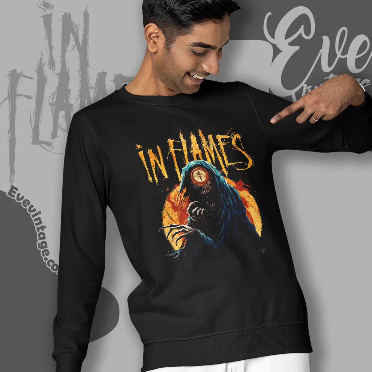 in flames cyclops compass sweatshirt in flames cyclops compass sweatshirt