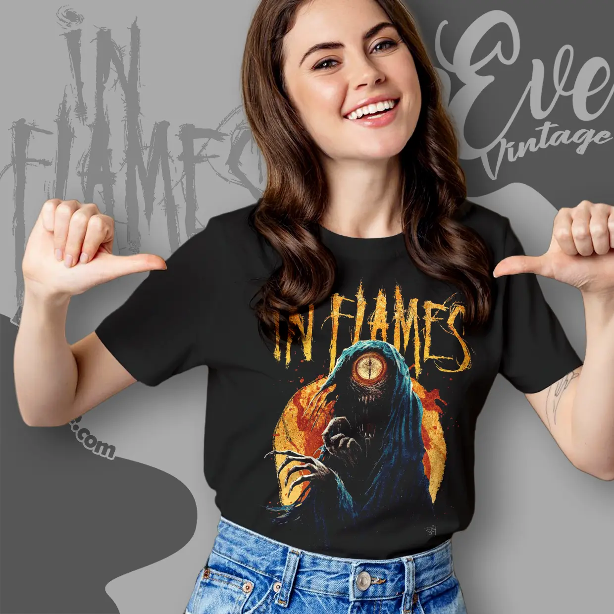 in flames cyclops compass women t shirt in flames cyclops compass women t shirt