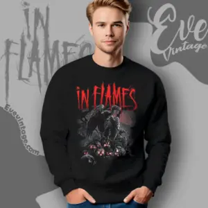 in flames european tour 2026 sweatshirt