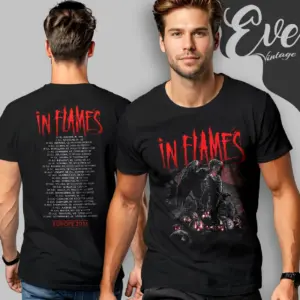 in flames european tour 2026 t shirt