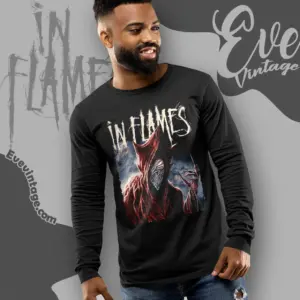 in flames foregone long sleeve tee