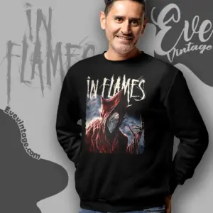in flames foregone sweatshirt