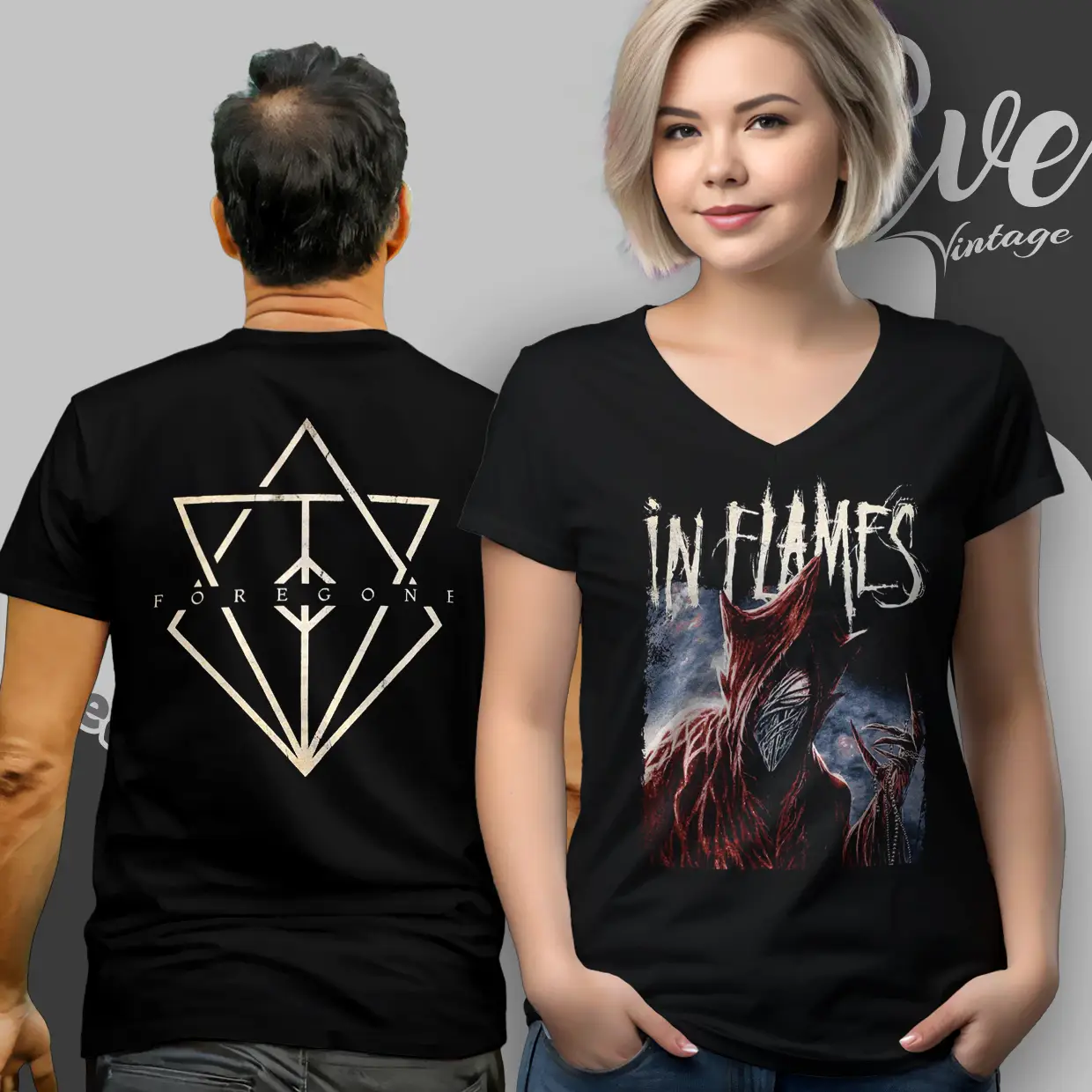 in flames foregone v neck tshirt in flames foregone v neck tshirt