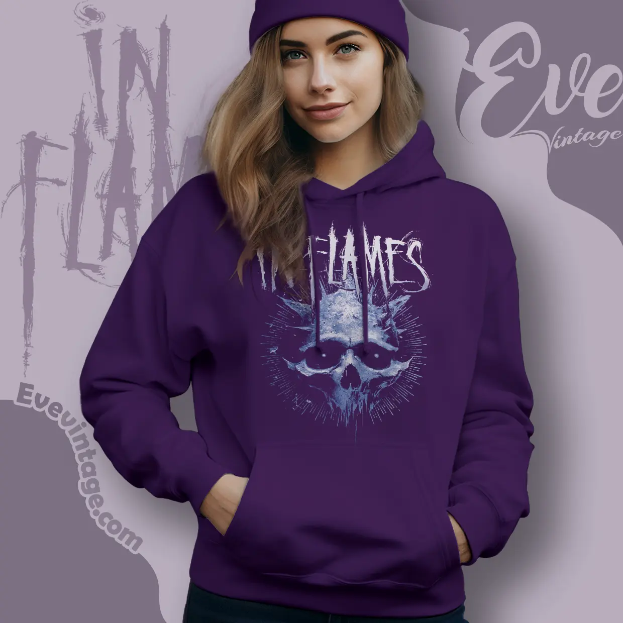 in flames frozen jester skull hoodie in flames frozen jester skull hoodie