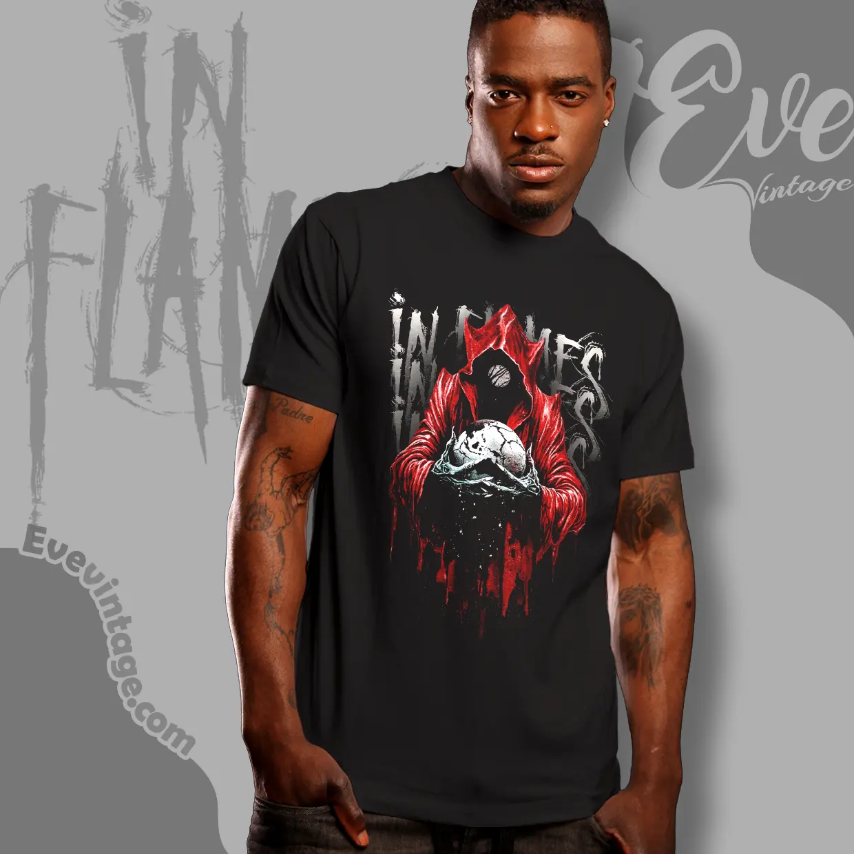 in flames jester drip t shirt in flames jester drip t shirt