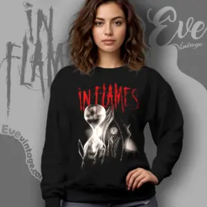 in flames meet your maker sweatshirt