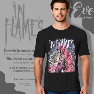 in flames nothing but pain t shirt