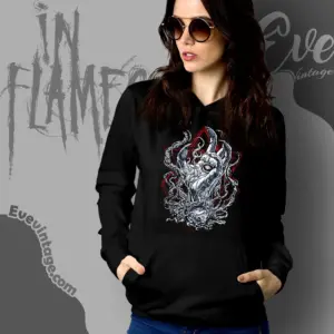 in flames rise of darkness hoodie
