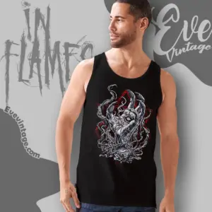 in flames rise of darkness tank top racerback