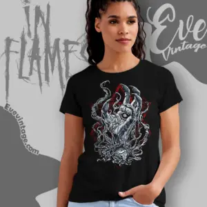 in flames rise of darkness women t shirt