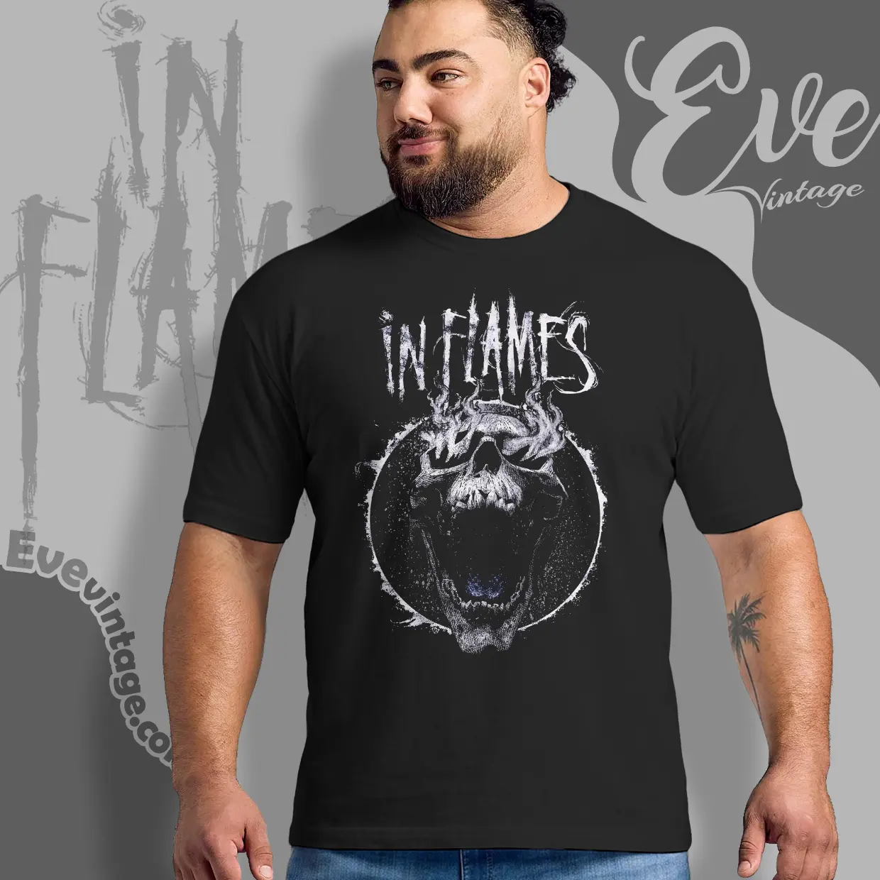 in flames screaming skull t shirt in flames screaming skull t shirt