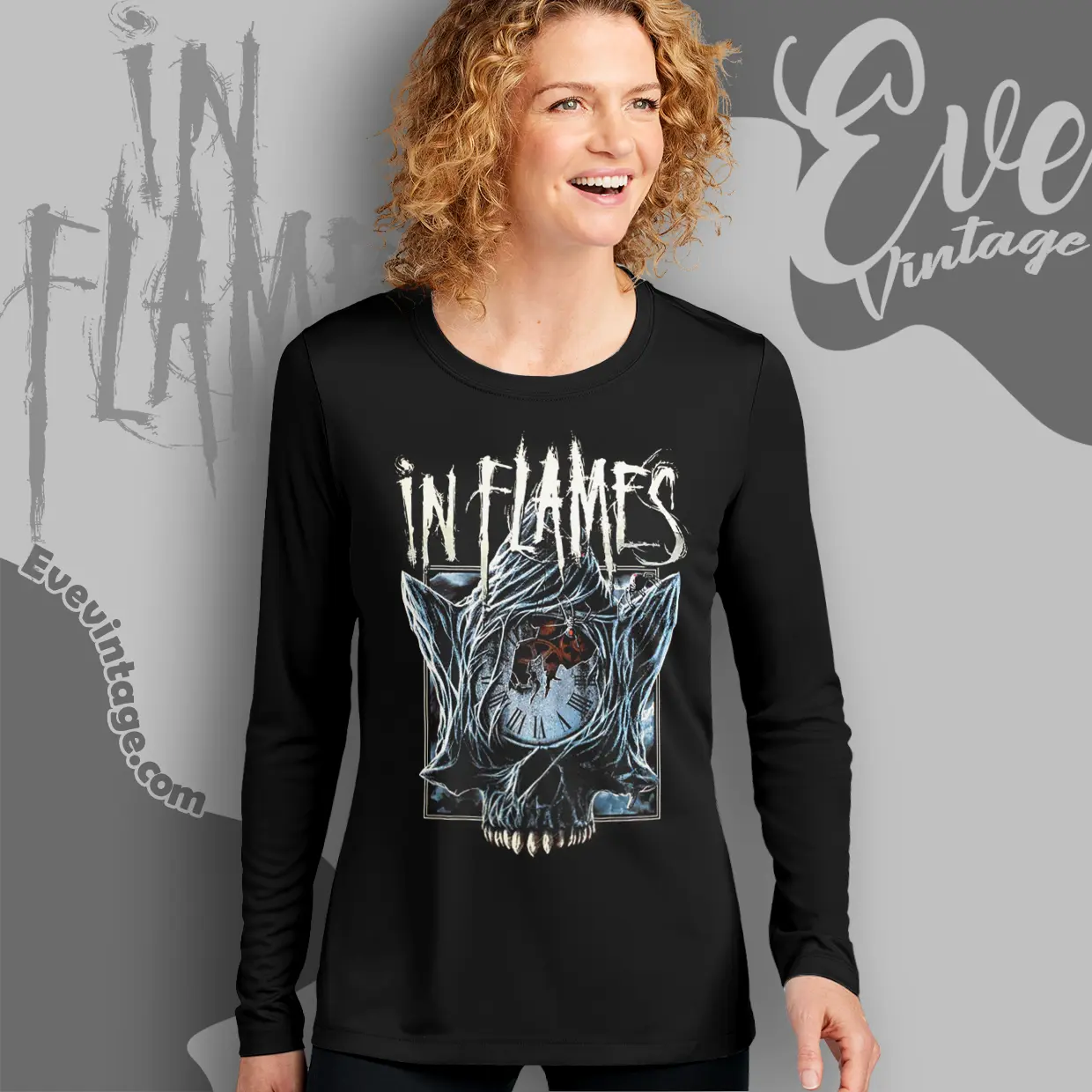 in flames the great deceiver long sleeve tee in flames the great deceiver long sleeve tee