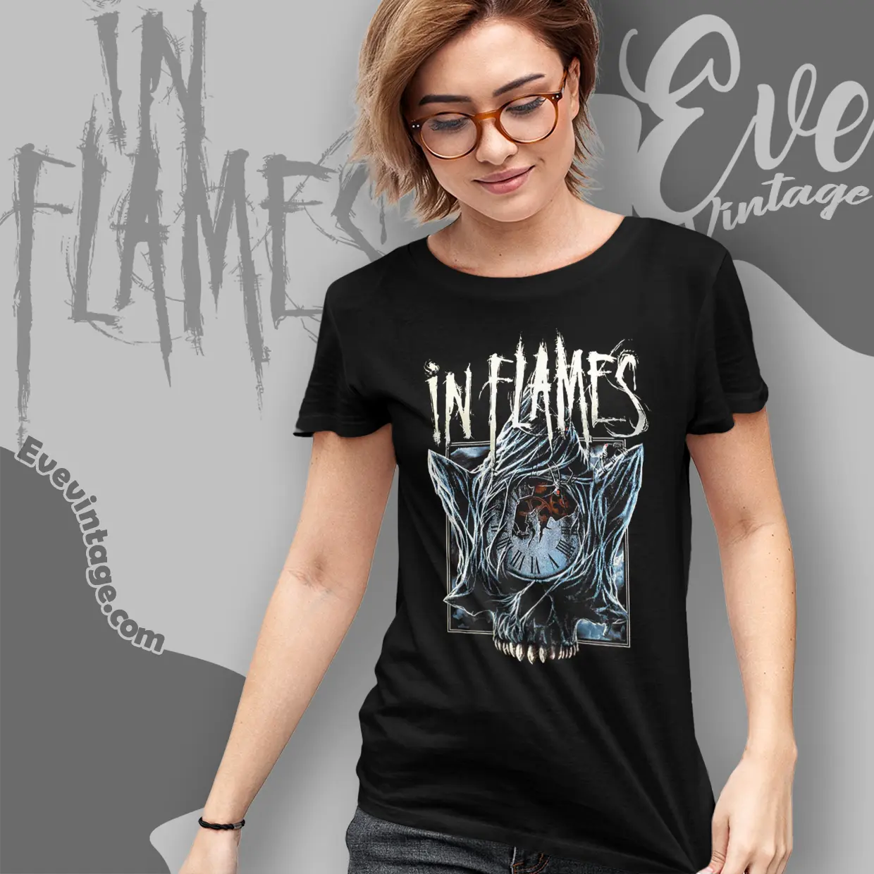 in flames the great deceiver women t shirt in flames the great deceiver women t shirt