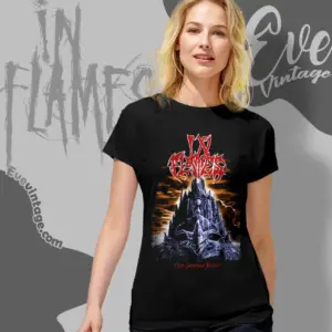 in flames the jester race women t shirt