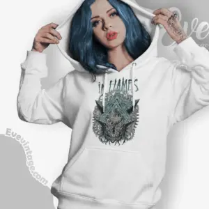 in flames the wheel turns hoodie