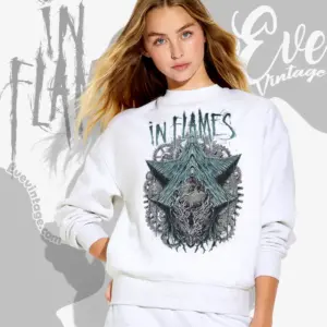 in flames the wheel turns sweatshirt