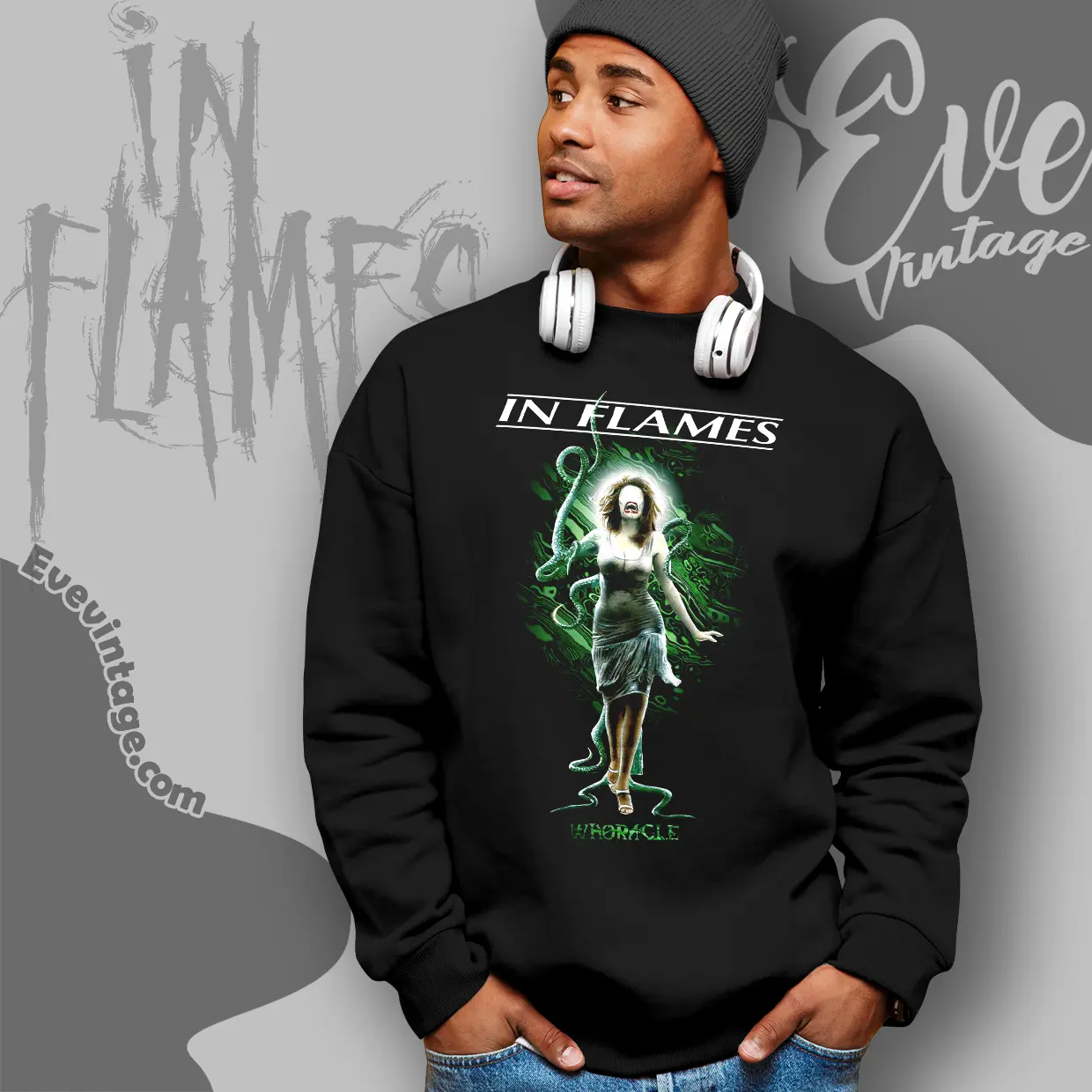in flames whoracle sweatshirt in flames whoracle sweatshirt