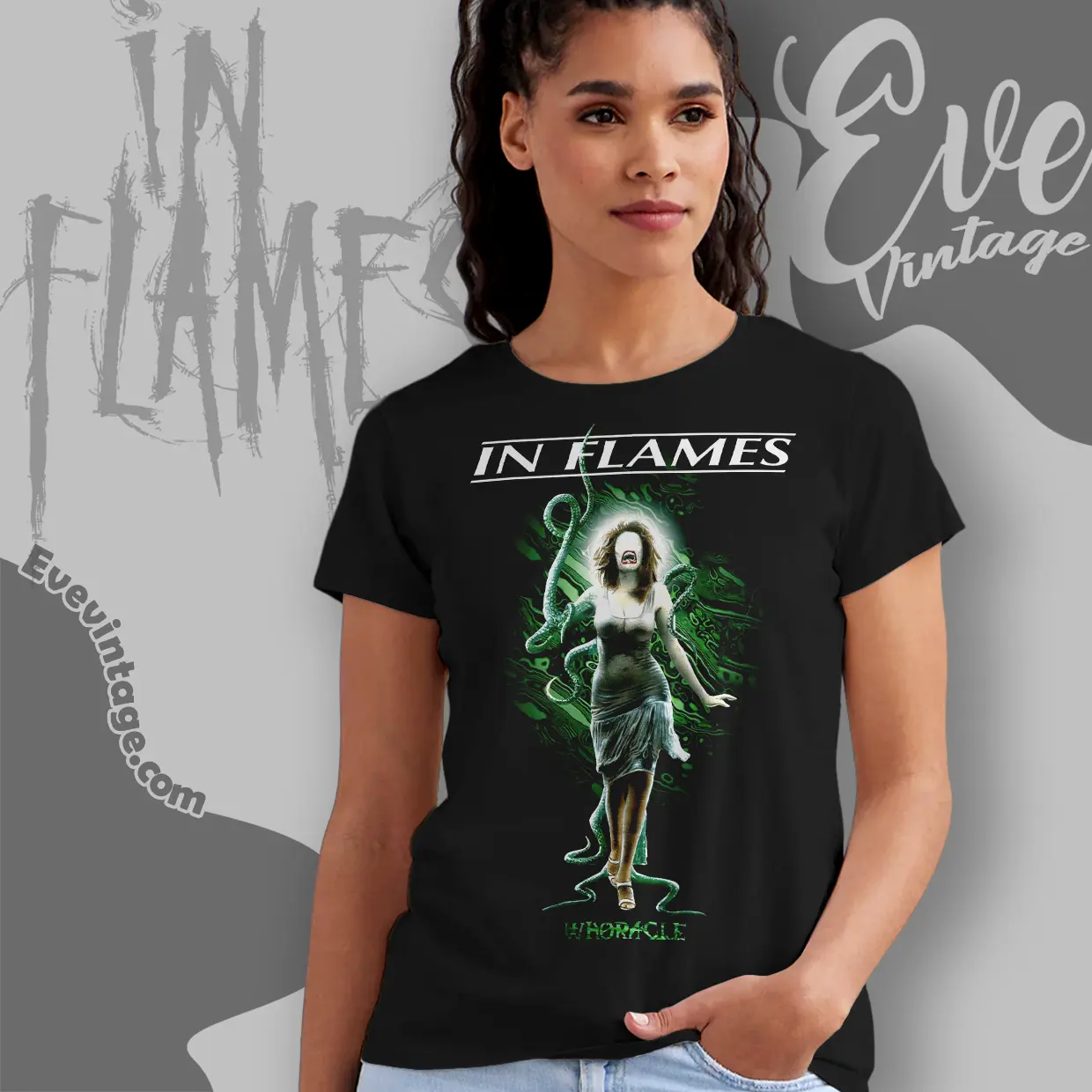 in flames whoracle women t shirt in flames whoracle women t shirt