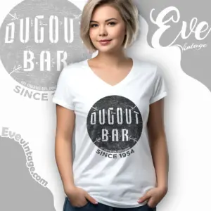indianapolis dugout bar shirt indiana dive bar v neck tshirt