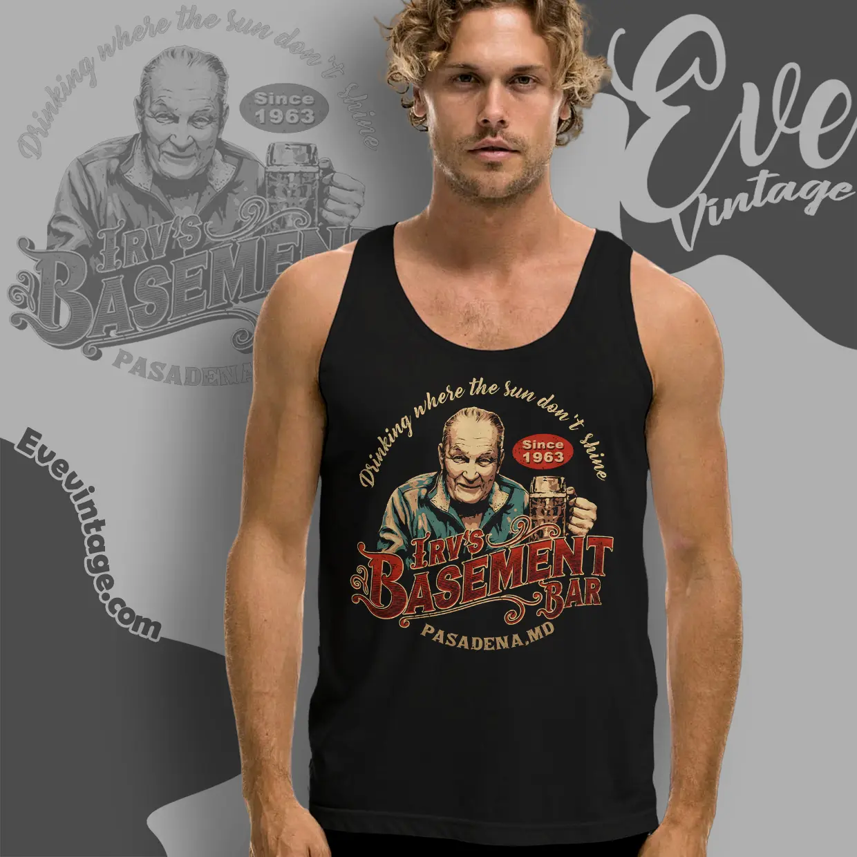 irvs basement bar shirt pasadena md dive bar tank top racerback irvs basement bar shirt pasadena md dive bar tank top racerback