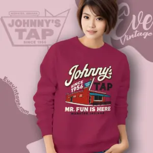johnnys tap munster indiana dive bar sweatshirt
